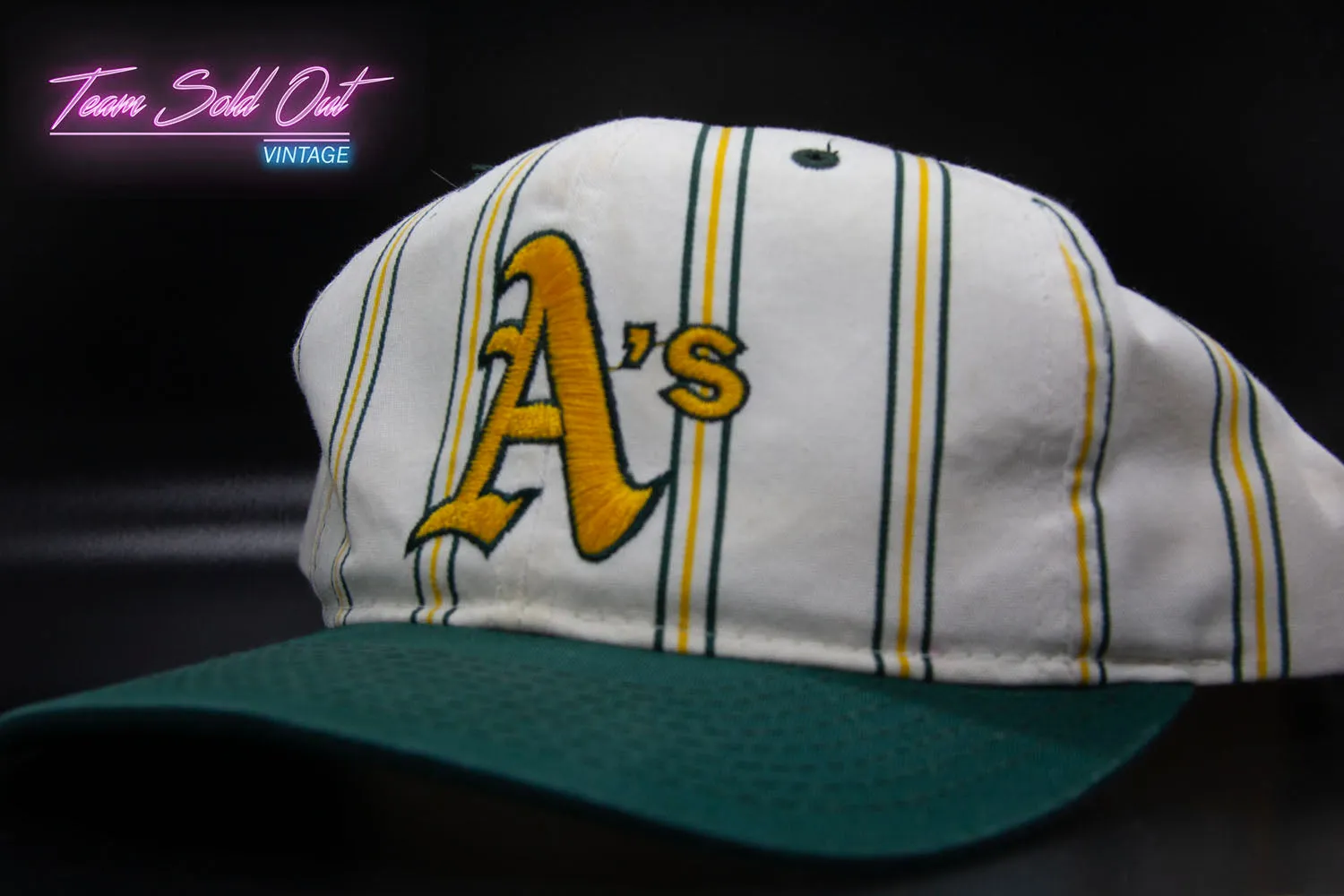 Vintage Starter Oakland Athletics Plain Logo Snapback Hat MLB