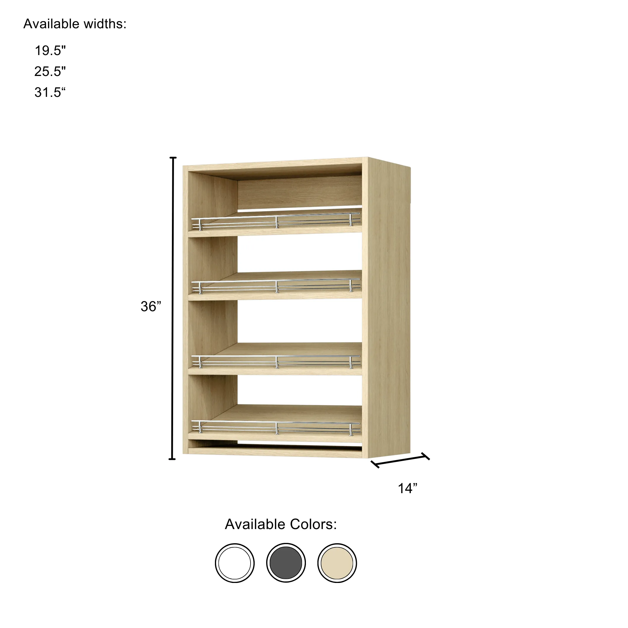 Vista Shoe Shelf Short Tower