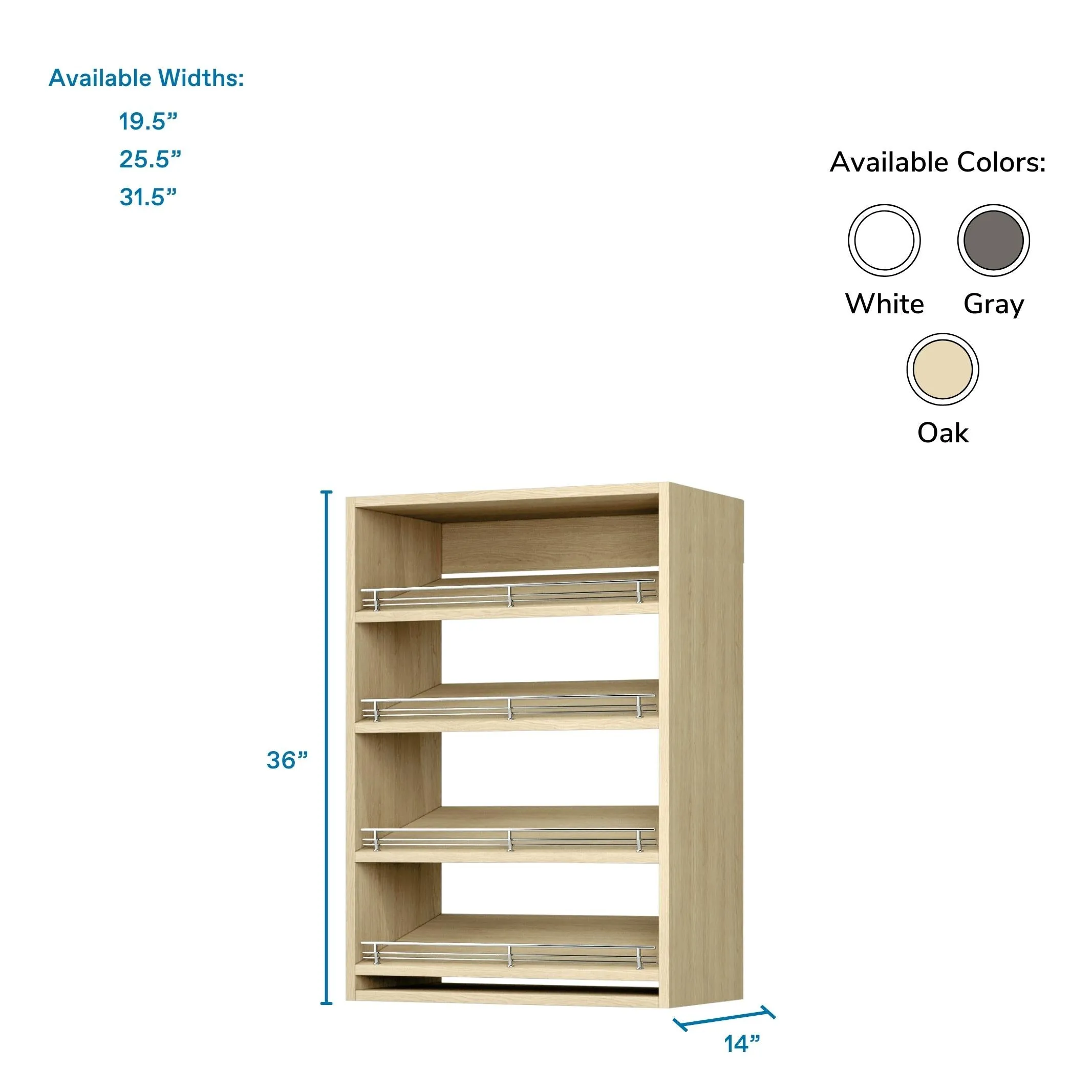 Vista Shoe Shelf Short Tower