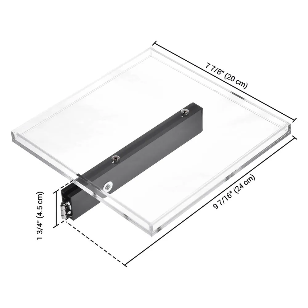 WinSpin 8x9.5 in Acrylic Tray for Prize Wheels