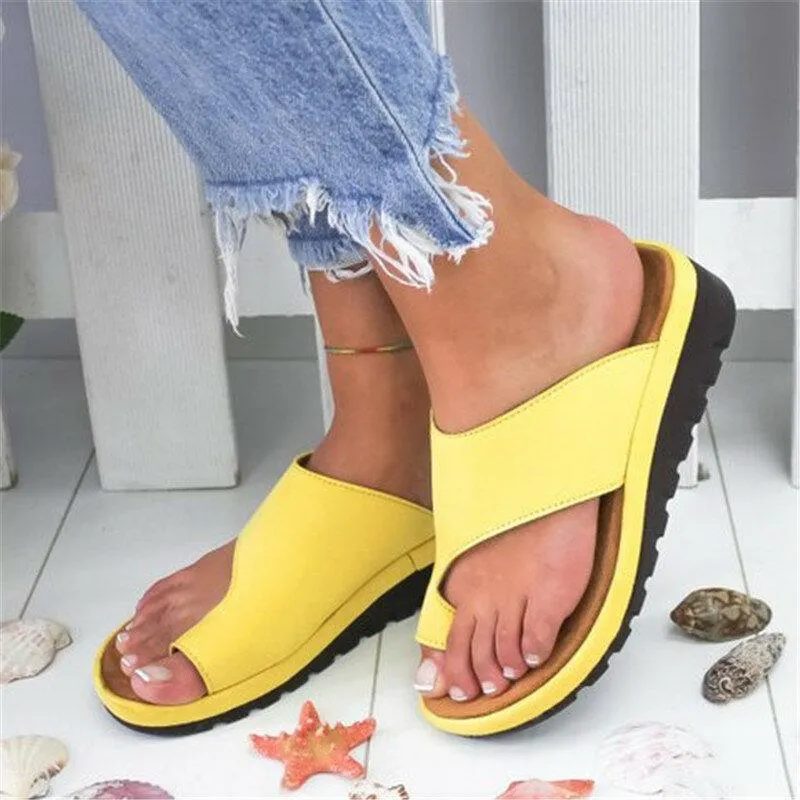 Women Casual Clip Toe Platform Sandals