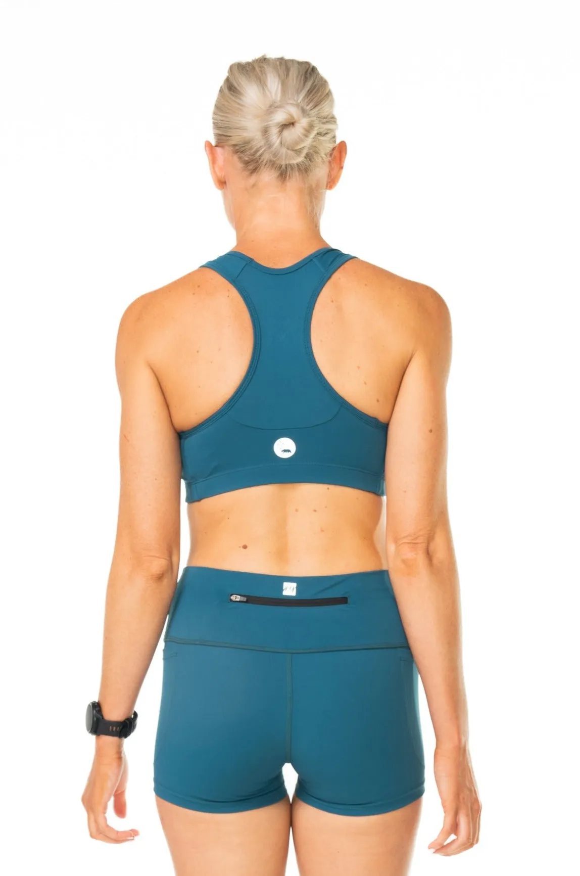 Women's Racergirl Racerback Sports Bra - Jade