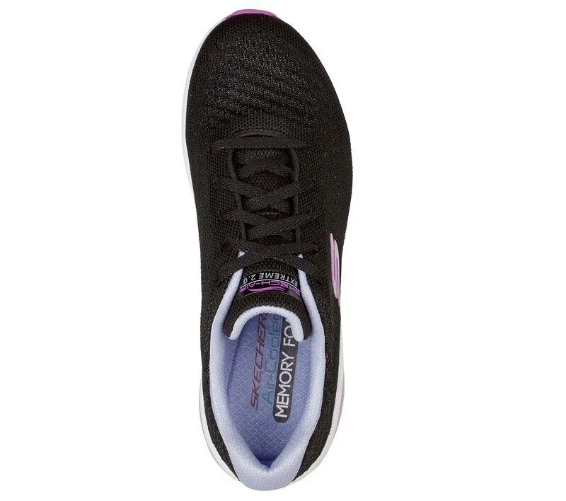 Women's Wide Fit Skechers 149645 Skech-Air Extreme 2.0 Classic Vibe Trainers