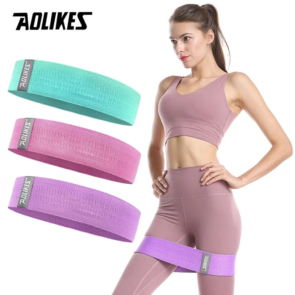 Yoga Resistance Band Set for Hip & Leg Fitness Exercise