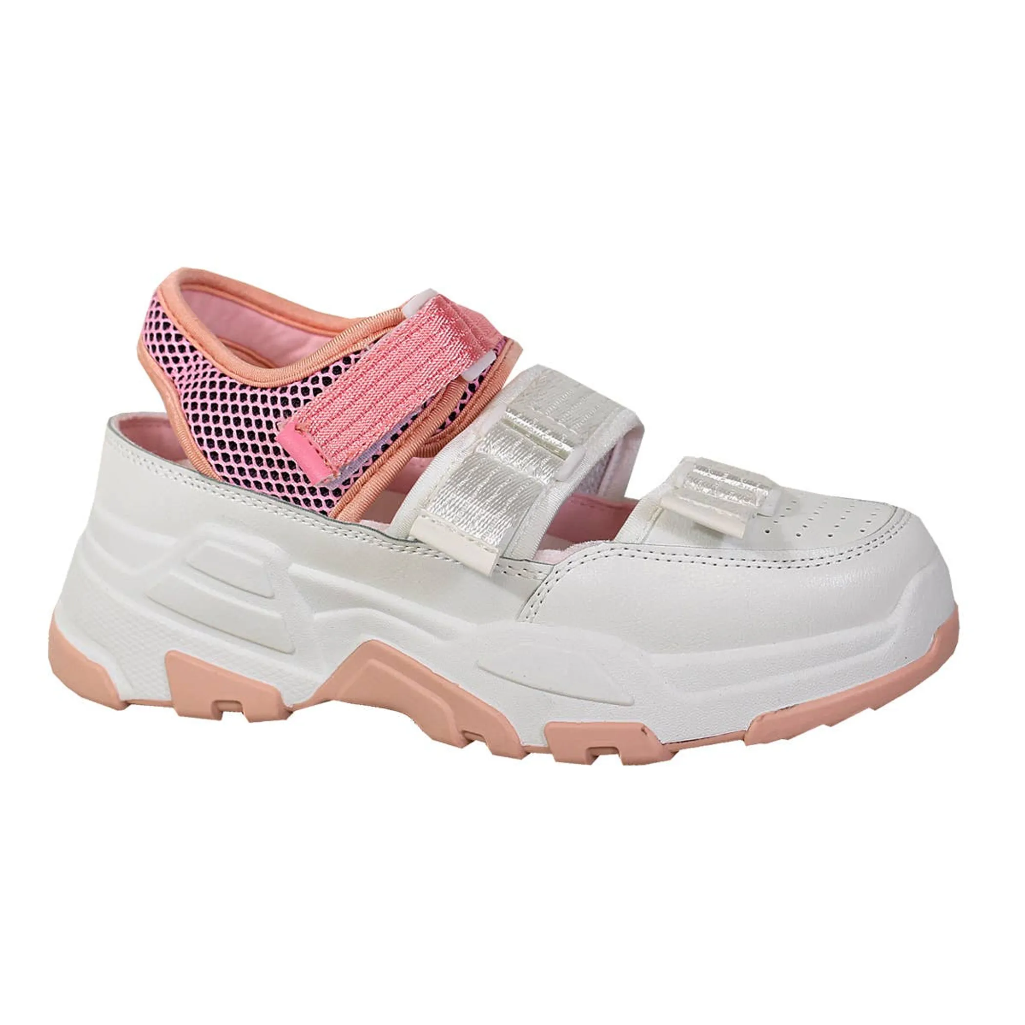 Yoki Womens GAVIN MULTI COLOR STRAP SNEAKERs