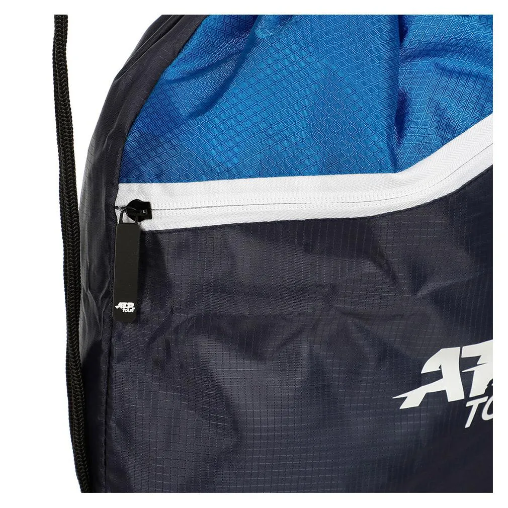 Zip String Tennis Bag Bellwether Blue and Snorkel Blue